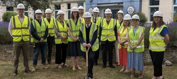 Breaking Ground at The Marlborough C of E School Breaking Ground at The Marlborough C of E School
