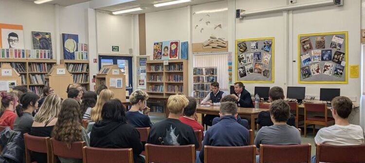 Visit from Calum Miller (MP)